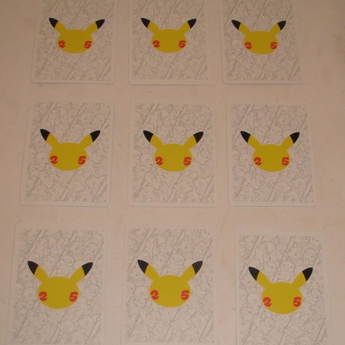Pokemon Celebrations pack like new with box sleeves portfolio and stickers