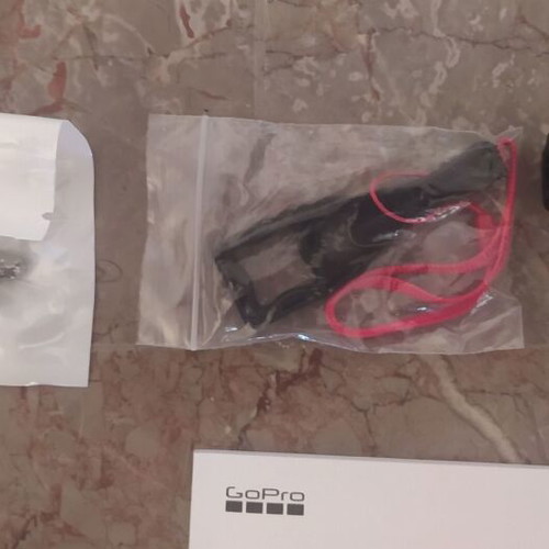 GoPro HERO7 Black camera like new with Mic Adapter and accessories