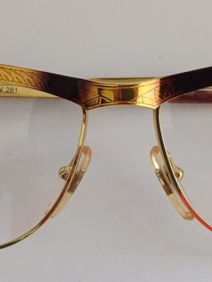Firenze women's gold-plated sunglasses like new with original demo glass