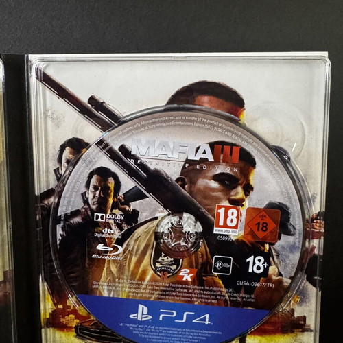 Mafia Trilogy Collector Slipcase Edition PS4 like new