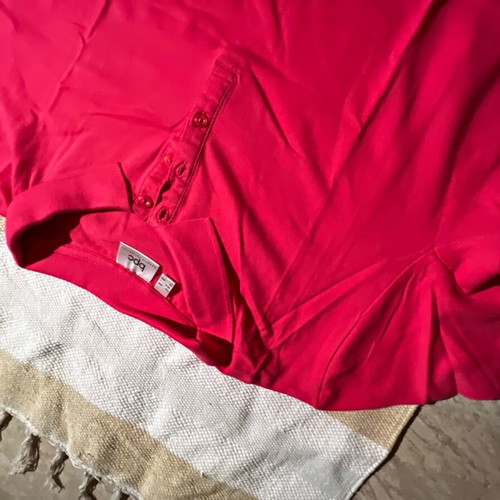 T-shirt women's short sleeve new red fuchsia large
