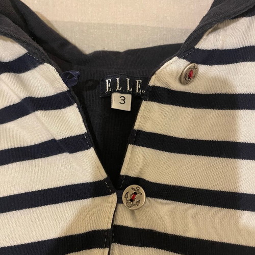 Nautical dress for girls like new, Elle, white and blue, 98 cm