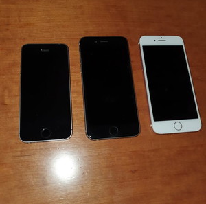 iphone 6s + se + 7  και τα τρία μαζί