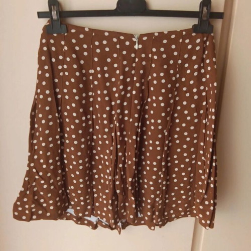 Anne Klein Mini Skirt like new, size M/38, beige and brown