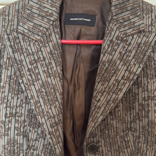 Brocade jacket collectible Massimo Dutti like new, black brown