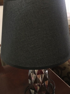 Lamp silver color new