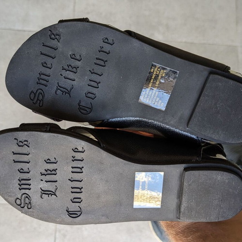 Juicy Couture leather kids sandal new, size 30, black