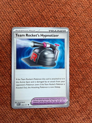 Team Rocket's Hypnotizer Pokemon card new 206/217 Ascended Heroes