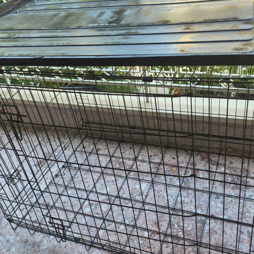 Dog crate used for medium-sized breeds