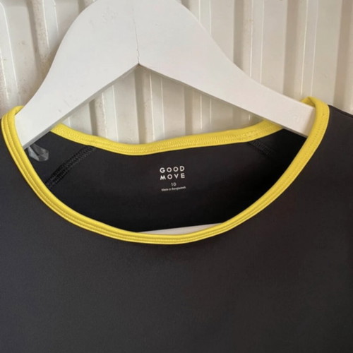 Activewear crop top used once, Marks & Spencer, black, size M
