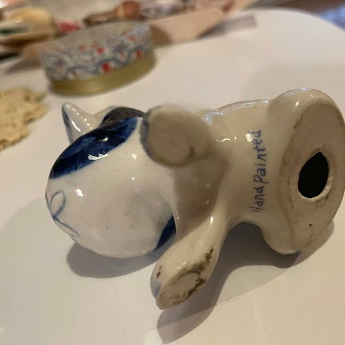 Vintage decorative cow hand-painted like new