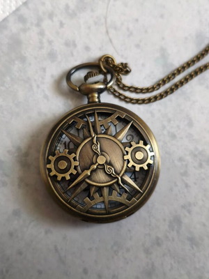 Ρολόι τσέπης Quartz Νο2 καινούργιο, χρυσαφί