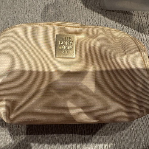 Toiletry bag like new, beige