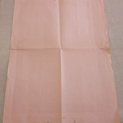 Diploma of Cutting and Sewing 1947 used, Cairo Egypt, bilingual