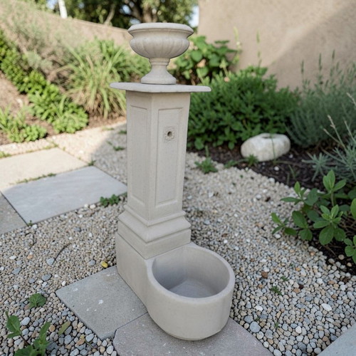 Garden fountain sink Selena with concrete planter new