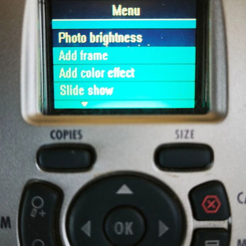 HP Photosmart 230 portable photo printer used