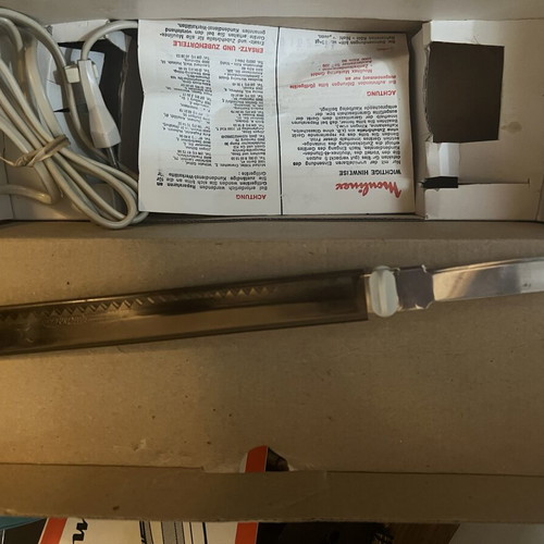 Moulinex Elektromesser de Luxe electric knife model 513, vintage