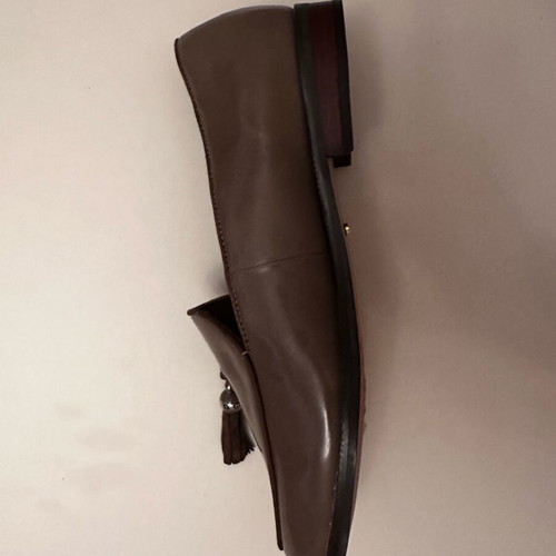 Lauren Ralph Lauren Brindy Spazzolato Tassel Loafers new, size 39.5, patent leather