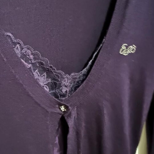 Ego dress like new, size M, purple with lace details