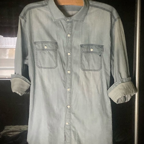 Replay denim shirt XL like new, light blue
