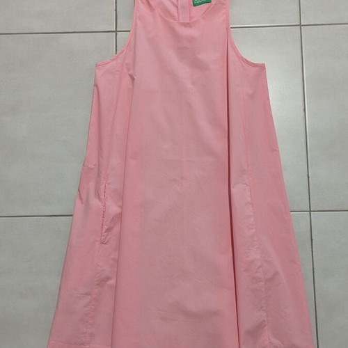 Benetton dress new, pink, size S