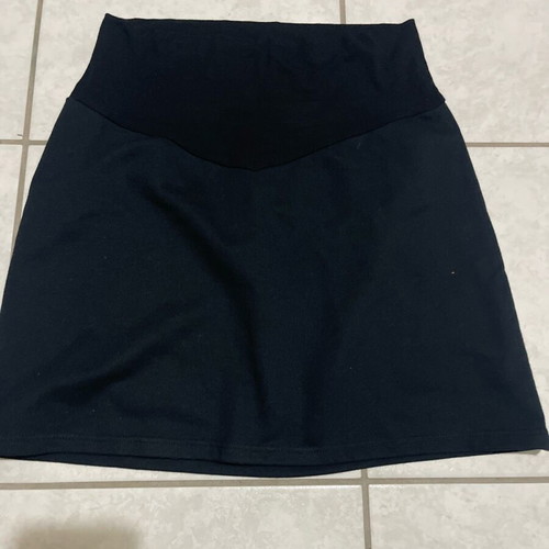 Amor cotton maternity skirt like new, black size M