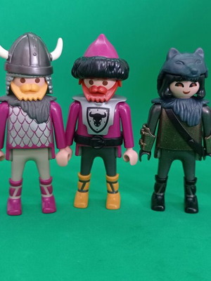 Geobra Playmobil σετ 5 μεταχειρισμένων φιγούρων 2002