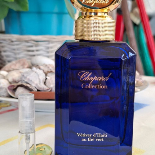 Chopard Vetiver d'Haiti au The Vert 3ml sample in glass bottle