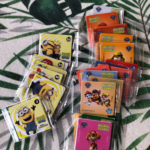 Κουκουρουκου αυτοκόλλητα Minions και Paw Patrol, πακέτο 13 τεμάχια καινούργια