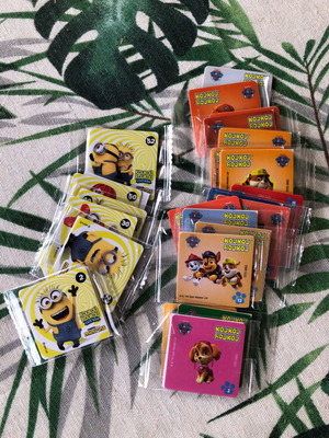 Κουκουρουκου αυτοκόλλητα Minions και Paw Patrol, πακέτο 13 τεμάχια καινούργια