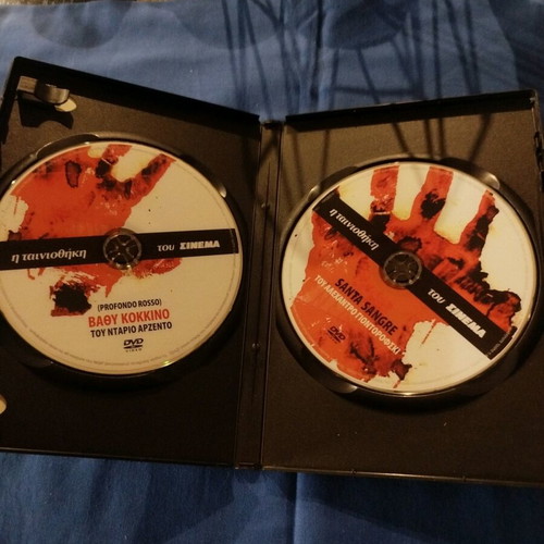 Profondo Rosso and Santa Sangre DVD like new, horror movies with subtitles