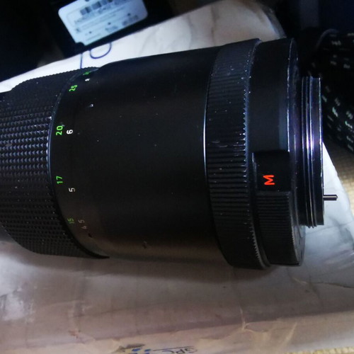 Pentacon 200mm f4 lens used with M42 mount