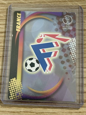France National Team Sticker used from 2002 World Cup Panini