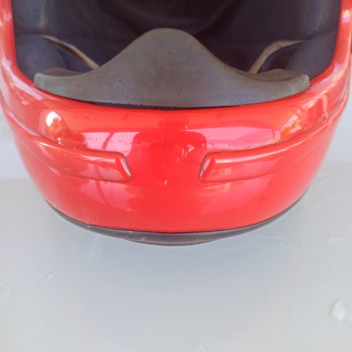 Kiwi vintage classic full-face motorcycle helmet used, 80's Gardelis