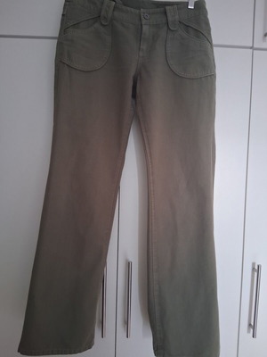 Mexx Fashion wide-leg pants size L 40 12 like new, green