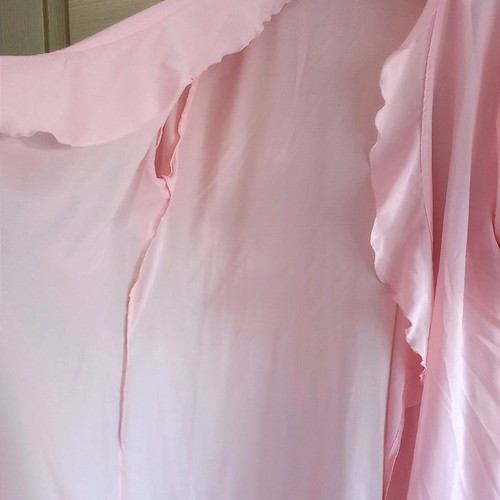 Airy pink Nota robe used, size L