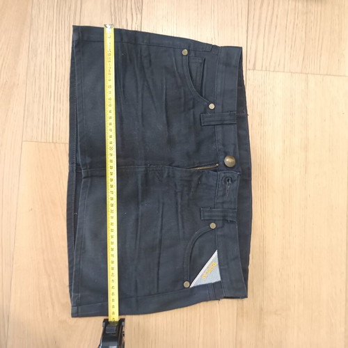 Replay mini denim skirt used, black, size S