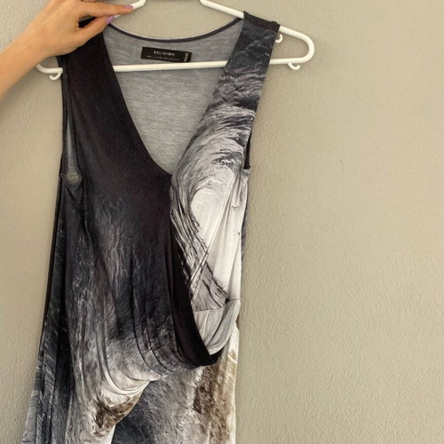 Religion Mini Dress like new, black and white, size S
