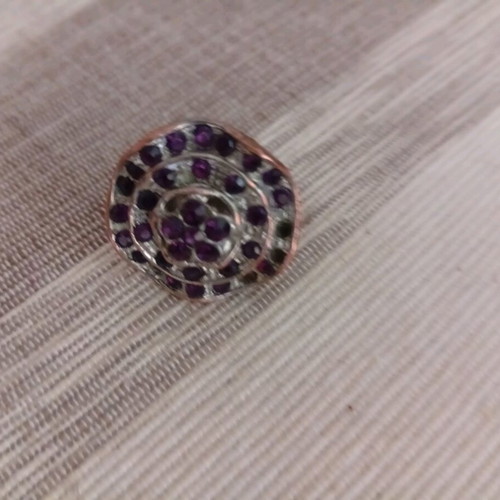 Ring used, purple and silver, good quality