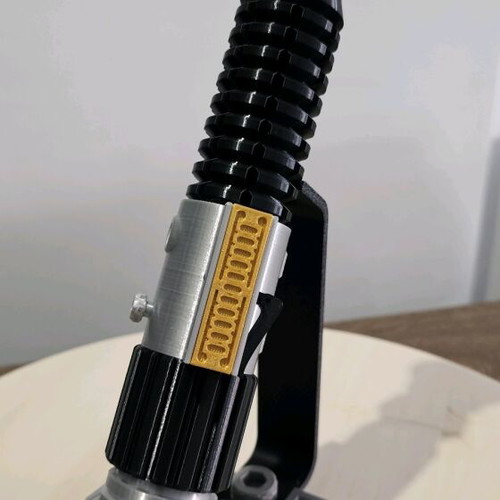 Star Wars Luke Lightsaber 3D Printed New with Display Stand