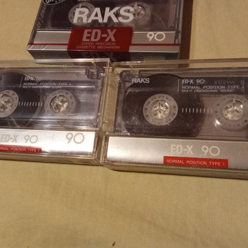Raks 90-minute cassette tapes new, pack of 7