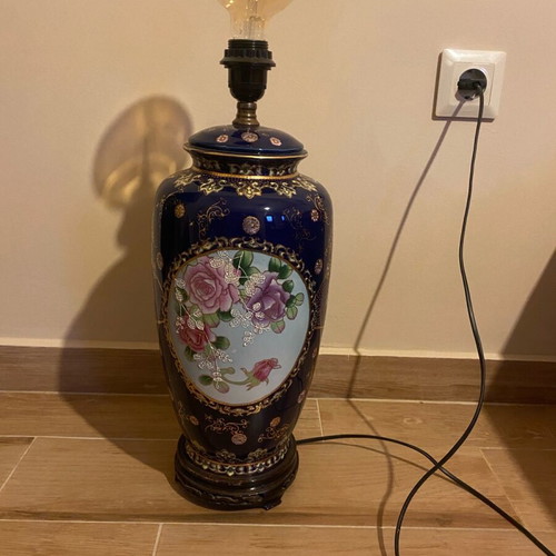 Chinese vase lamp 50 cm like new
