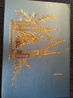 Christmas greeting card set of 13 from the 1970s