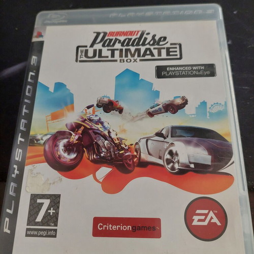 Burnout Paradise The Ultimate Box PS3 used, racing adventure game