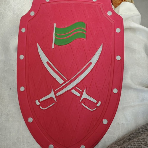 Large Red Toy Shield like new