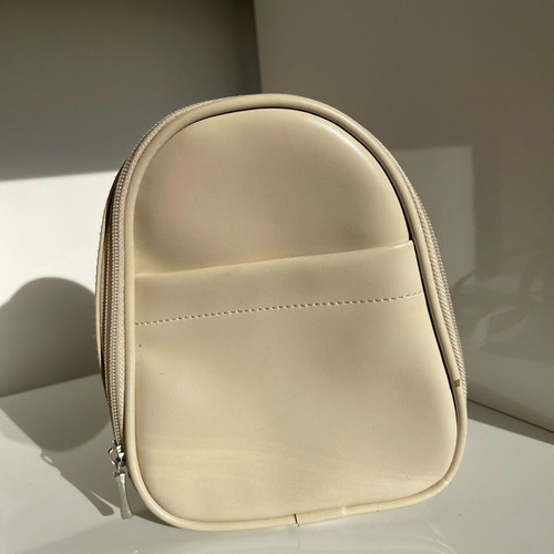 Atmosphere Primark Mini Backpack like new, beige cream faux leather