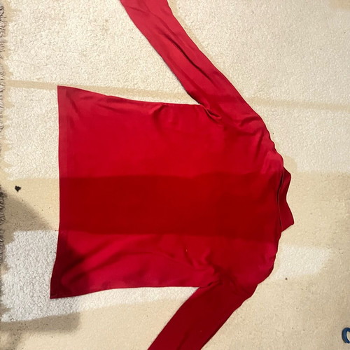 Valentino long sleeve shirt used, red, size L