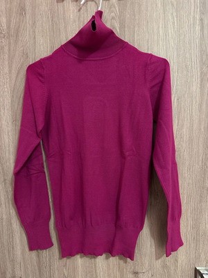 Esmara pink turtleneck sweater used XS soft
