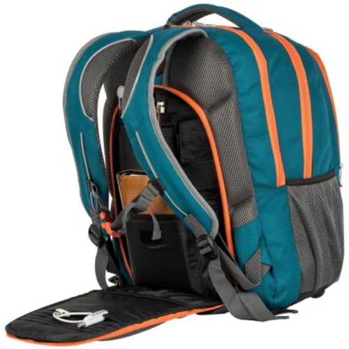 Polo school backpack with 4 compartments like new with headphone option