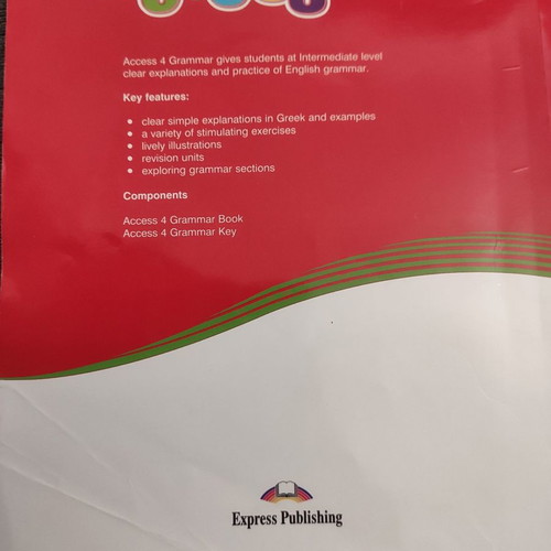 Access 4 English books used, with new Presentation Skills and Grammar